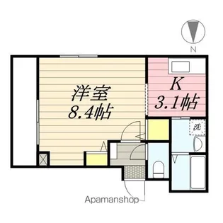 コンフォート本牧【4階】の間取り