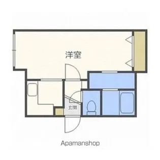 プランドール美園【102号室】の間取り