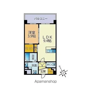 メゾンドボヌール【5階】の間取り