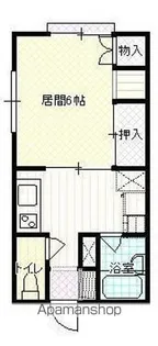 ドミールドK【204号室】の間取り