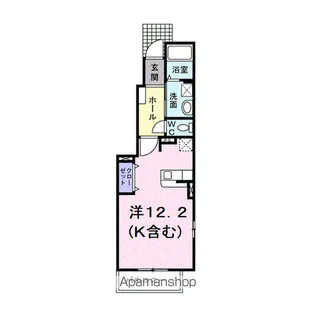 フォレストコート明神Ⅱ【101号室】の間取り