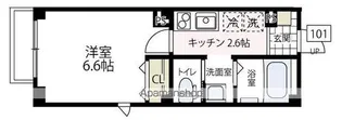ラフィネ横浜【101号室号室】の間取り