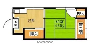 東本文化【2階】の間取り