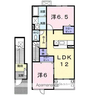 マナ サフラワー【2階】の間取り