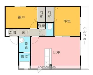 シャーメゾンたけとんぼ【A202号室】の間取り