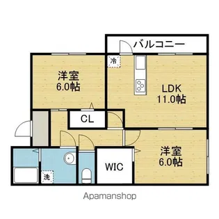 クレストコート O&K【1階】の間取り
