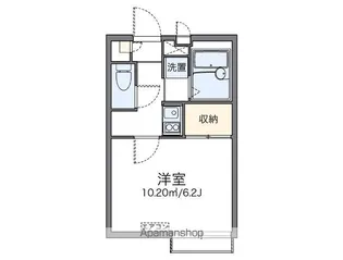 レオパレスアルカディアみゆき【2階】の間取り