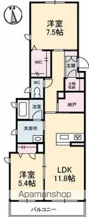 ルミエール国分寺【2階】の間取り