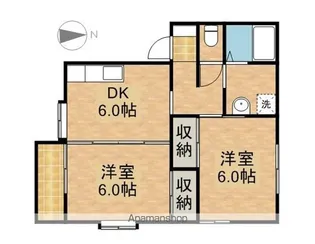 ハイツヴァイオレット【201号室】の間取り
