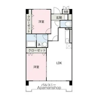 レオ・ドリーム前橋【205号室】の間取り
