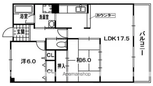 ノースコート【2階】の間取り