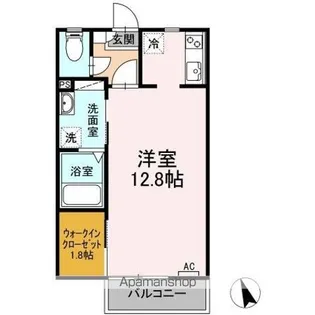 クラウン青山【1階】の間取り