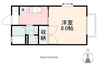 リバティーハイツ【1階】の間取り
