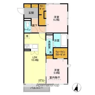 アリエッタ【2階】の間取り