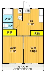 みずいろハイツ【101号室】の間取り