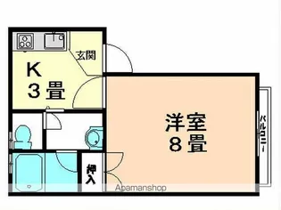 ポート・ヒル【A-7号室】の間取り