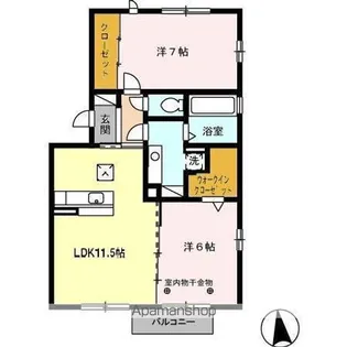 SA-Ⅱ【1階】の間取り