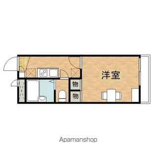 レオパレス芳山荘II【1階】の間取り