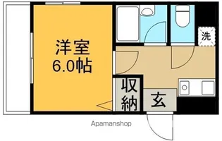 クアトロエスペランサ【6階】の間取り