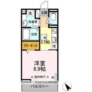 美麗・十日町【1階】の間取り