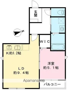 ウィステリア S【203号室号室】の間取り