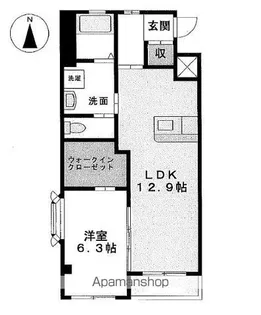 グローリア・マサ【2階】の間取り