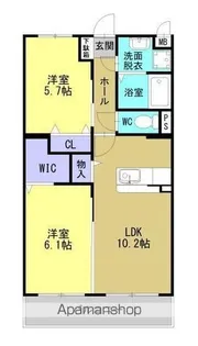LIVEII【1階】の間取り