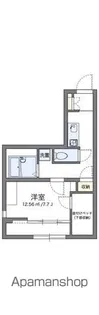 レオパレス喜連北【2階】の間取り