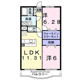 グランドエテルナ【3階】の間取り