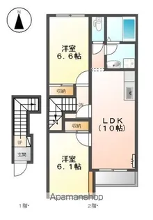 サンフィット【2階】の間取り
