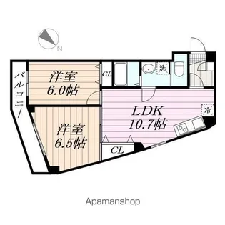 PRIME HILLS 千葉中央【3階】の間取り