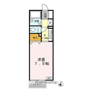 オプス・なのはな【1階】の間取り