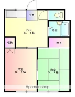 サンライトハイツ【103号室】の間取り