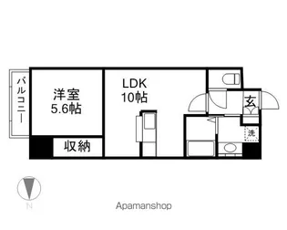 BLASTO Residence【405号室】の間取り