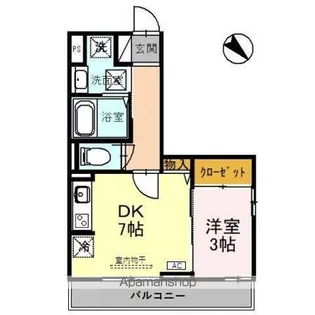 ロコモーション五福【1階】の間取り