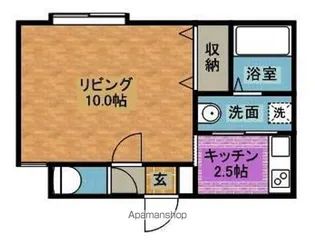 サンライズロッチ【203号室】の間取り