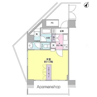 GRANDEUR綾瀬【6階】の間取り