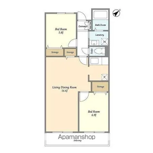 ネオ・プロミネンス【5階】の間取り