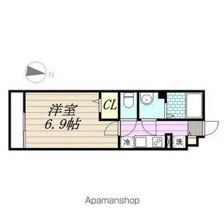 リブリ・西千葉【3階】の間取り