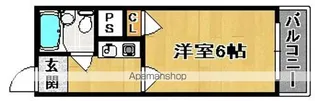 初芝ハイツ【1階】の間取り