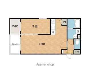 ジーメゾン泉佐野エクセリエ【102号室】の間取り