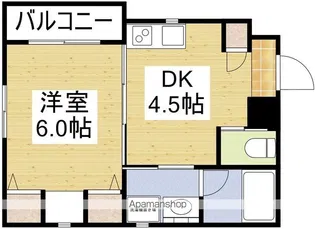 イーストサイド江坂【2階】の間取り