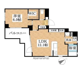 Lieben court【702号室】の間取り