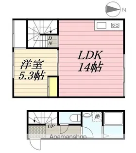 CASSA【F号室】の間取り