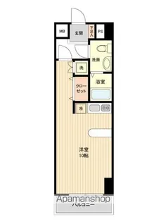 レジディア仙台本町【10階】の間取り