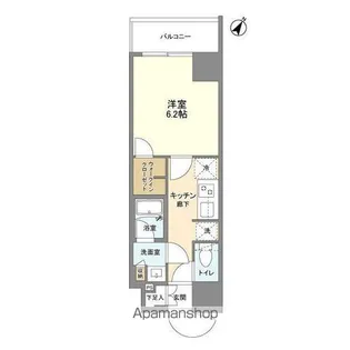 ブランシエスタ浅草千束【6階】の間取り