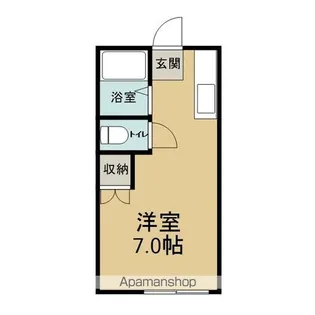 シーシャインⅢ【106号室】の間取り