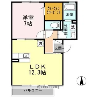 コンフィデンテⅡ【2階】の間取り