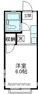 ジュネスリヴボード【201号室】の間取り