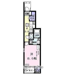 グランツコートKK Ⅰ【1階】の間取り
